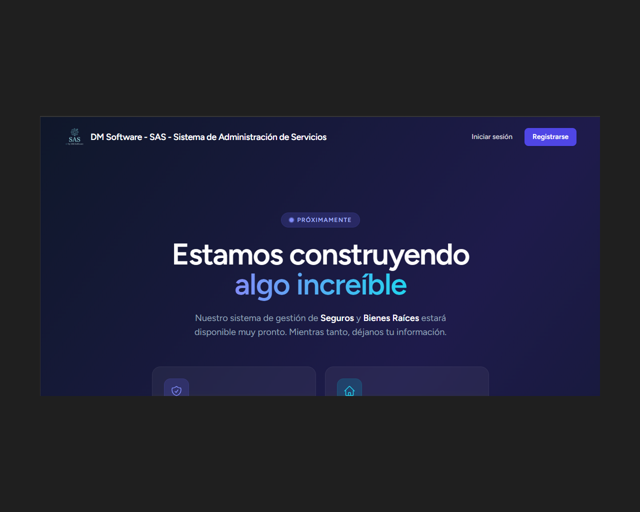 SAS - Sistema de Administración de Servicios